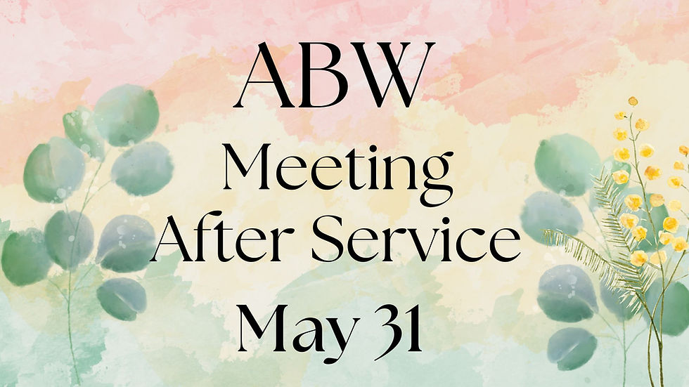All of the women of CBC are invited to attend
