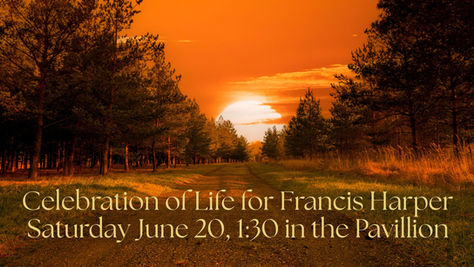 Memorial for Francis Harper