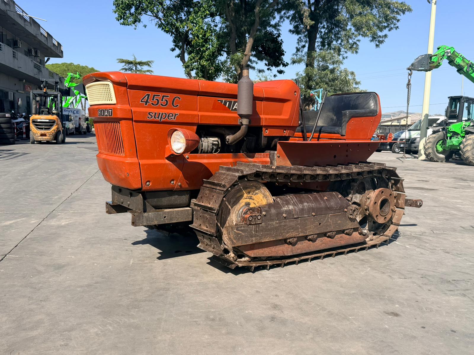 FIAT 455C SUPER USATO – TRATTORE CINGOLATO ANNO 1983