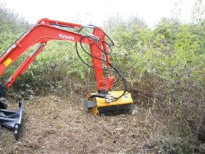 Thumbnail: Trincia T3 90 Femac per Mini Escavatore