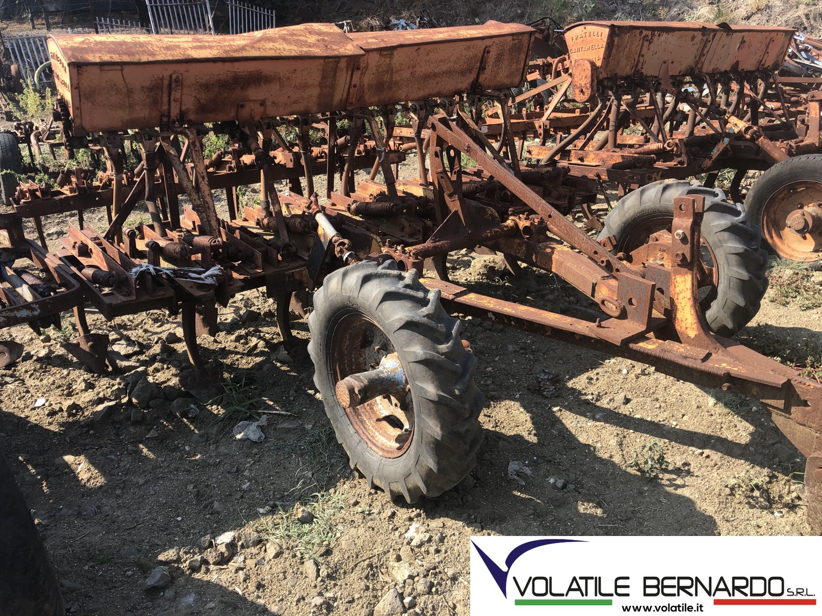 Seminatrice Cantarella Trainata a molle