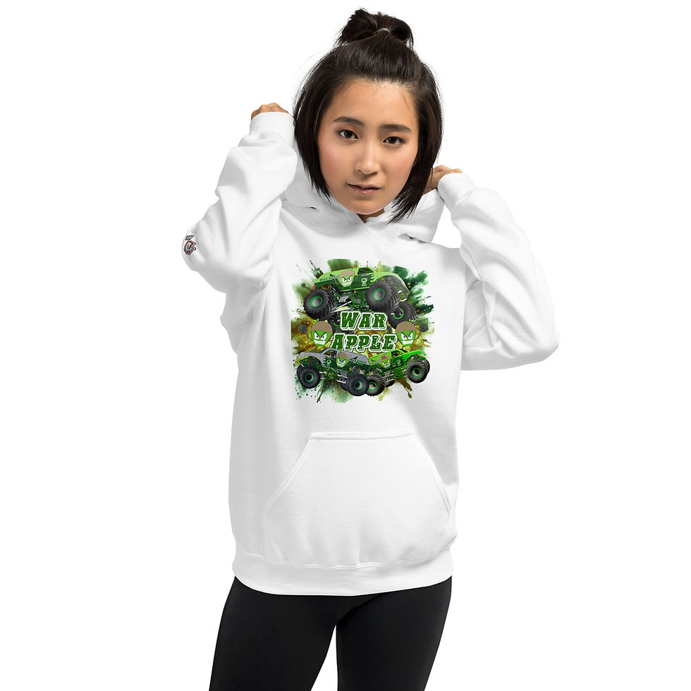 Thumbnail: Woman wearing white hoodie with the text 