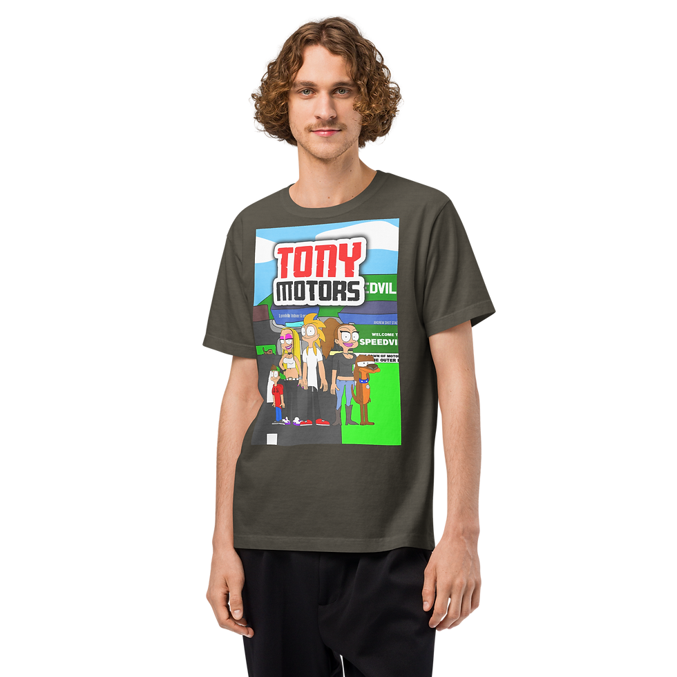 Thumbnail: Tony Motors Poster T-Shirt (Men)