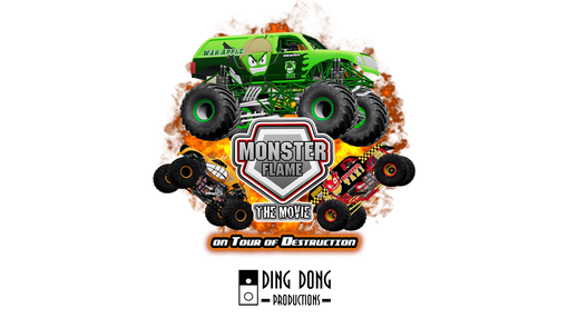 Monster Flame the Movie Packaging Pre-Production Artwork