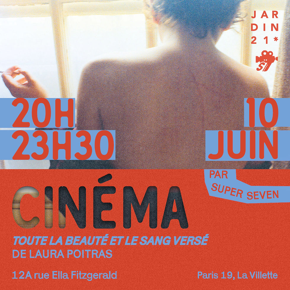 Cinéma en plein air - Super Seven x Jardin21 ☘︎