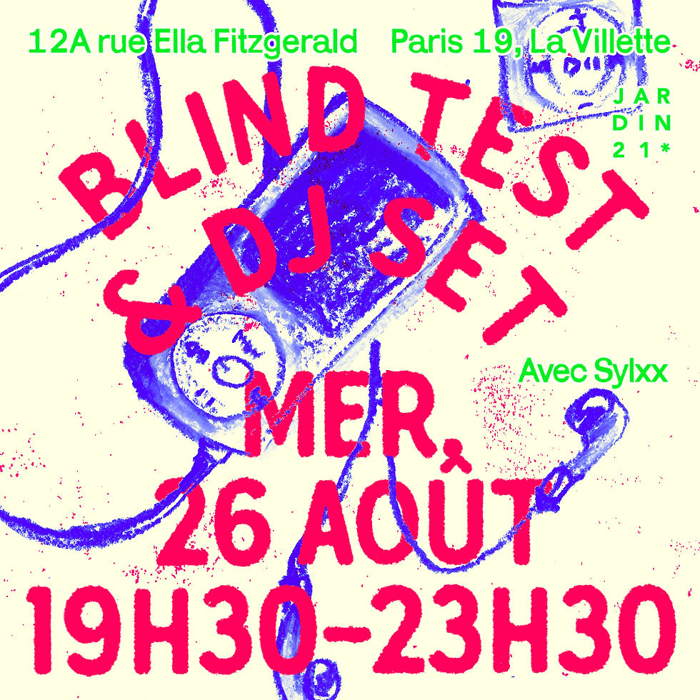 Blind test musical & DJ set  ᰔᩚ