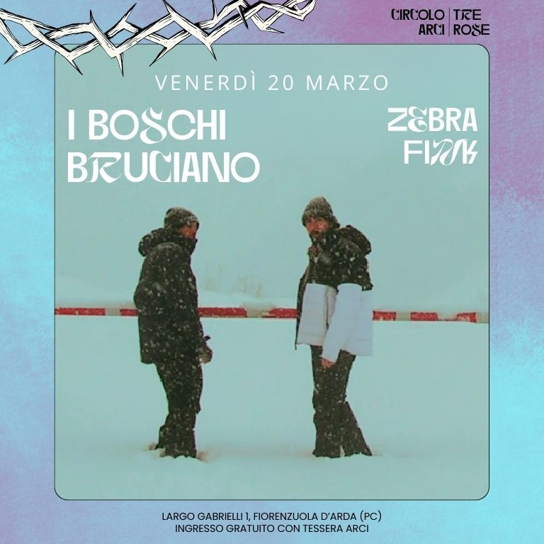 🎸 I BOSCHI BRUCIANO + ZEBRA FINK