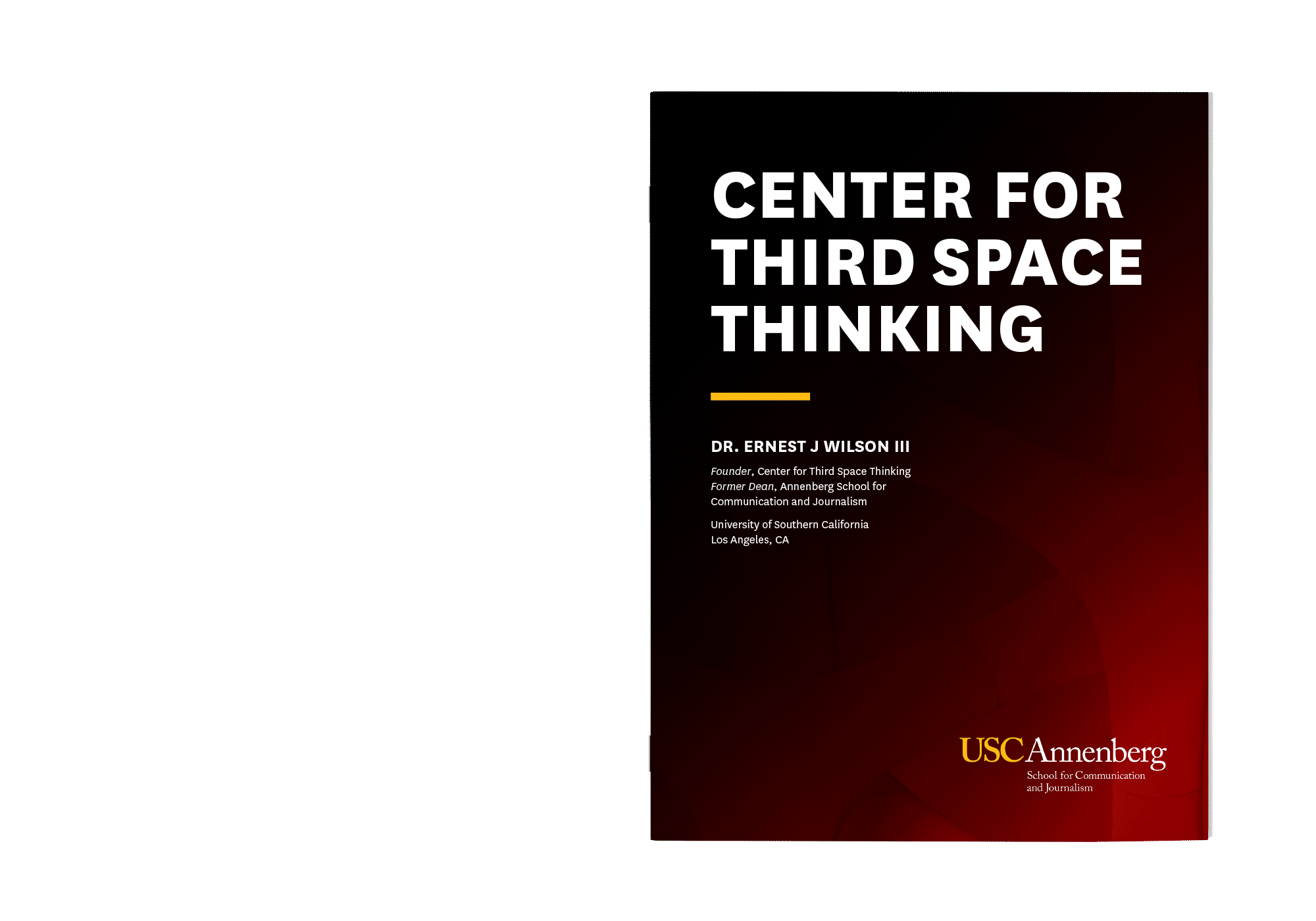 Informational material for Third Space Thinking.