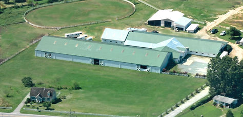 Cash Lovell Stables Farm Overhead Photo