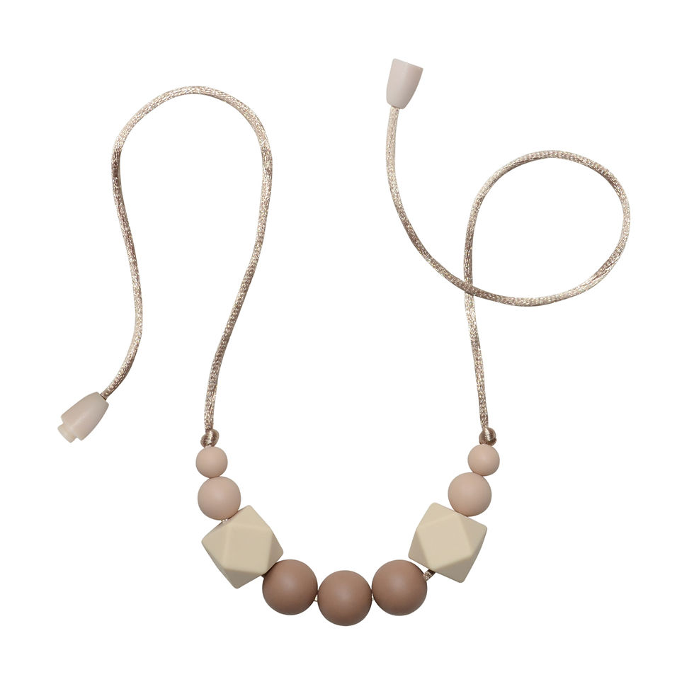 Miniatura: Collar de lactancia modelo HEXAGON en color latte - Accesorios para bebé