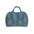 Vista frontal del bolso de rejilla Teal - Accesorios Infantiles