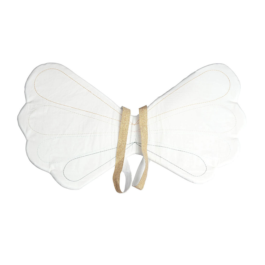 Vista frontal de las Alas RAINBOW color NATURAL marca Fabelab para disfraces