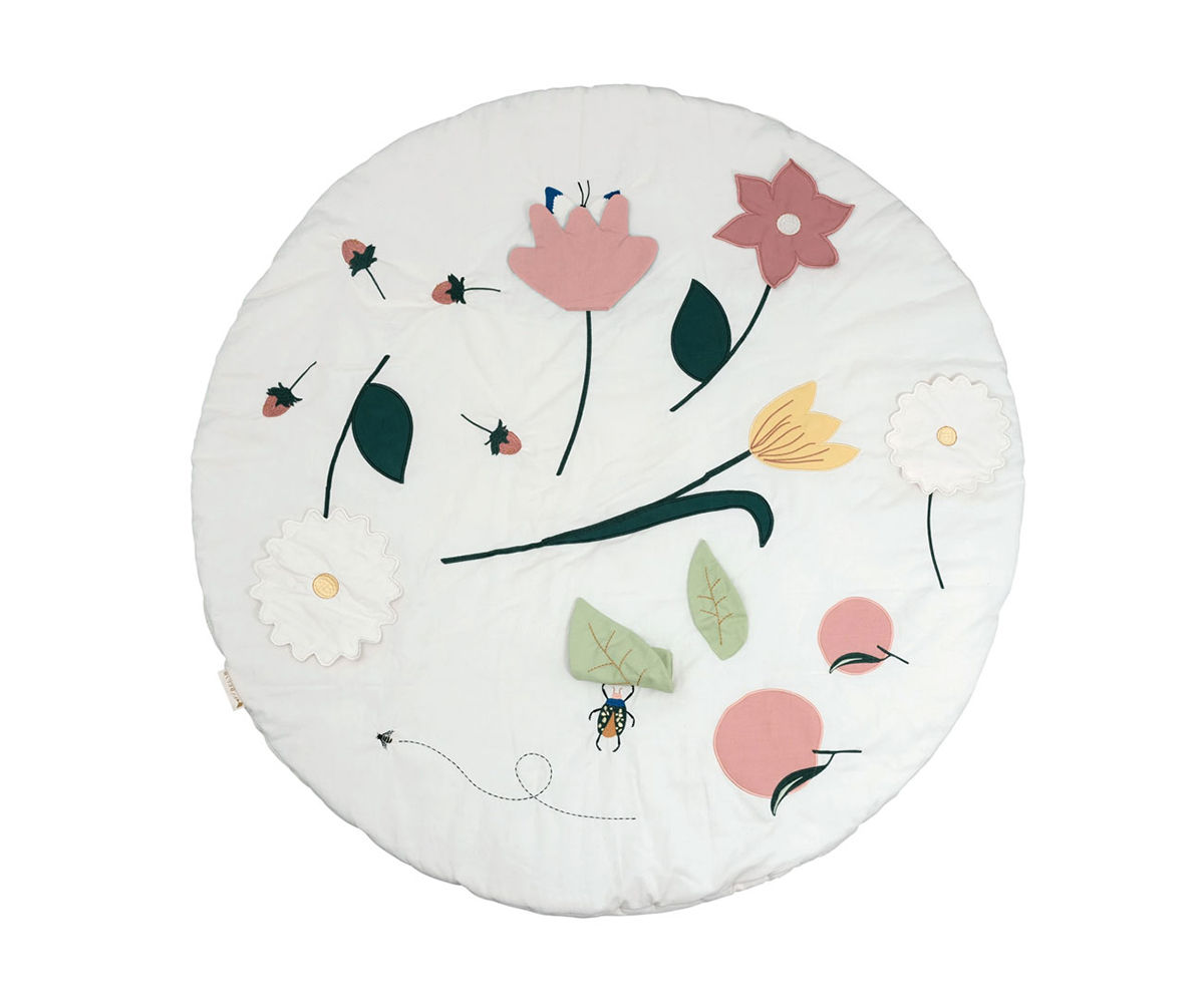 Manta de actividades marca FABELAB modelo FLOWER MULTI - Accesorios para bebé