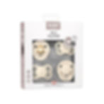 Caja con el pack de chupetes BIBS Try It en color Ivory - Accesorios para bebé