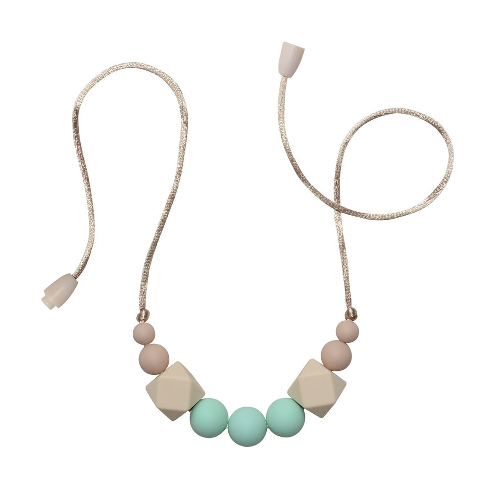 Miniatura: Collar de lactancia modelo HEXAGON en color mint - Accesorios para bebé