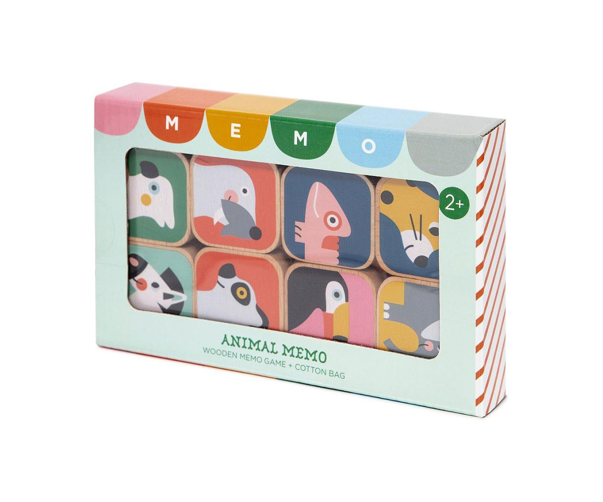 Vista del juego Memory Animals dentro de la caja - Juegos y juguetes para niños