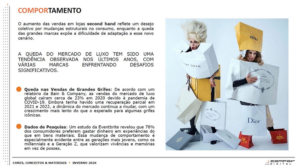 Miniatura: CORES, CONCEITOS E MATERIAIS | Inverno 26