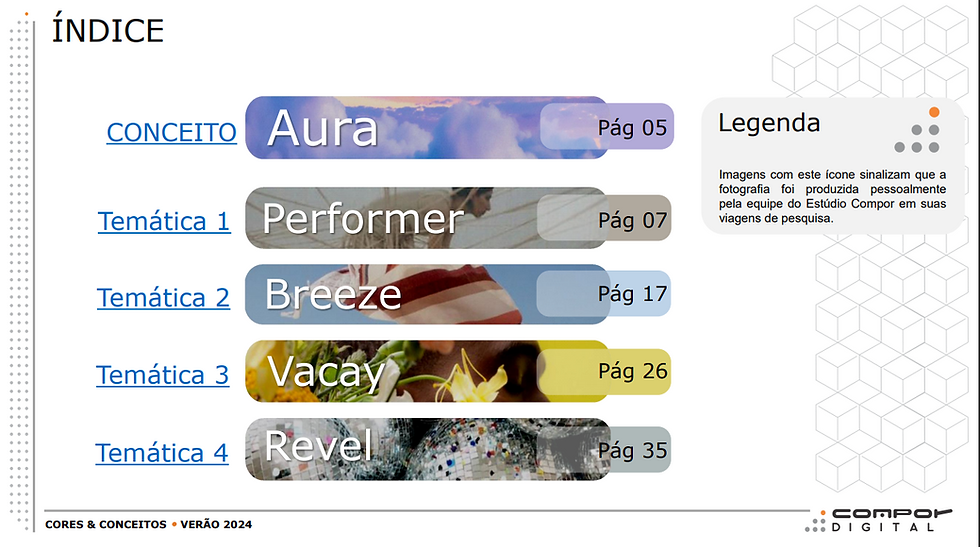 Miniatura: Cores e Conceitos - Verão 24