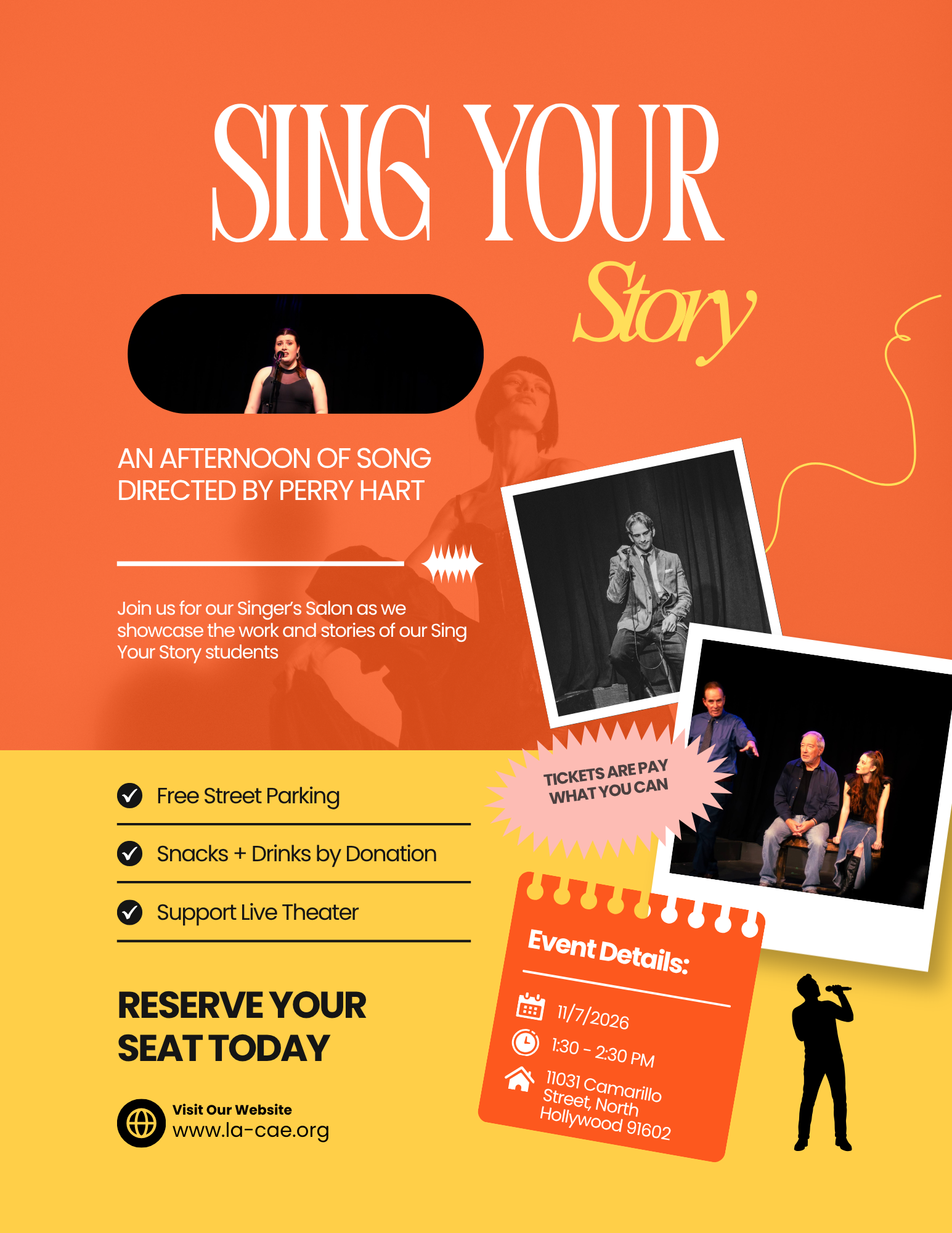 Sing Your Story: Singer’s Salon with Perry Hart