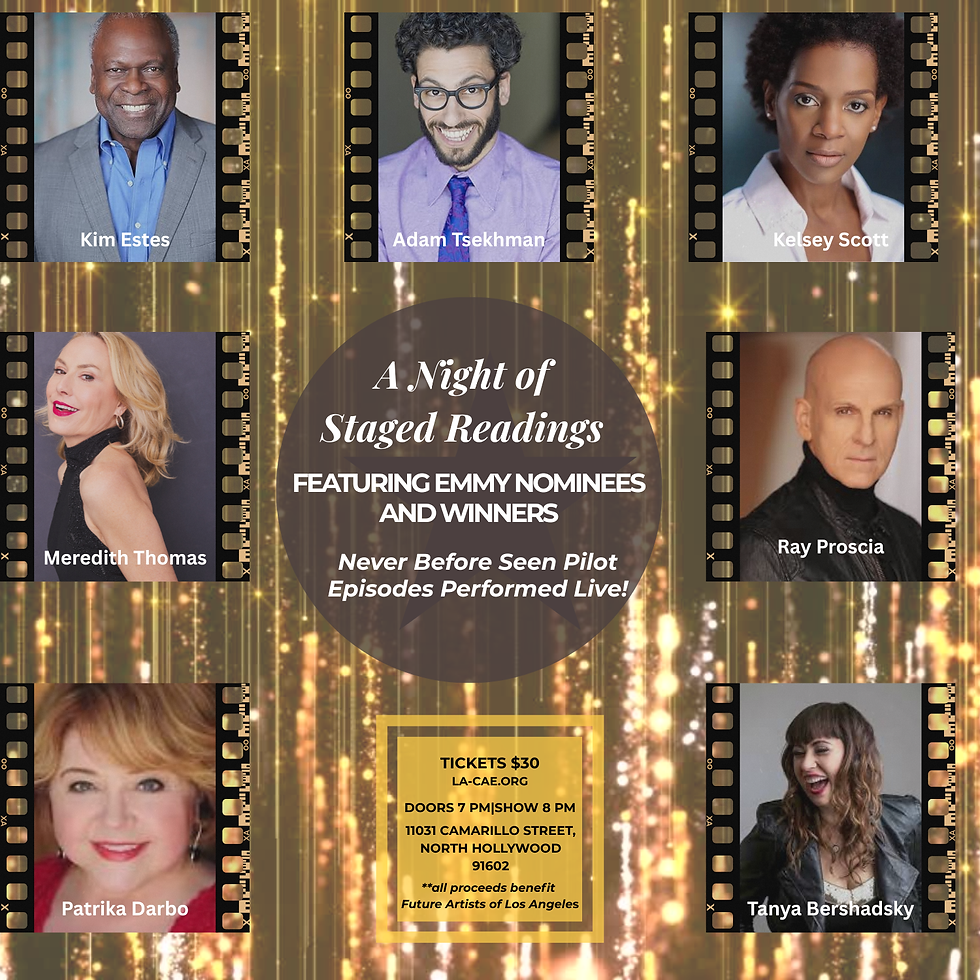 A Night of Staged Readings with Emmy® Nominees and Winners!