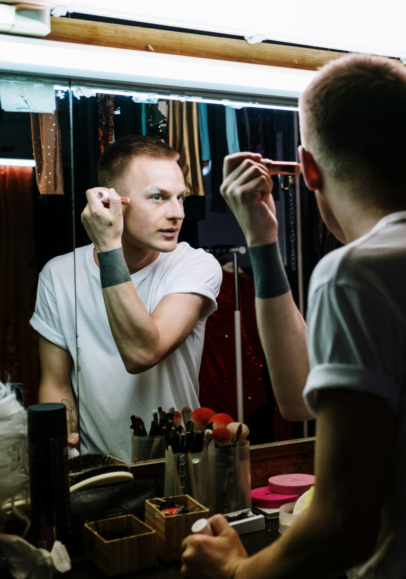 Person Applying Makeup