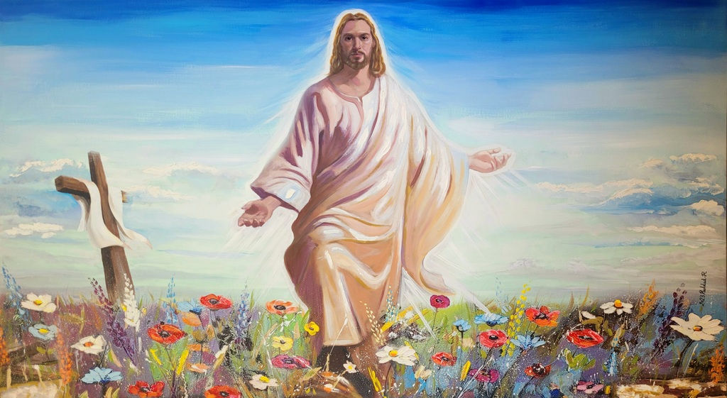 Jesus Has Risen Easter Compilation - Print on canvas