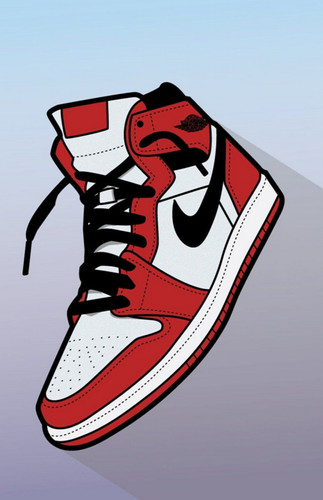 jordan 1 chicago cartoon