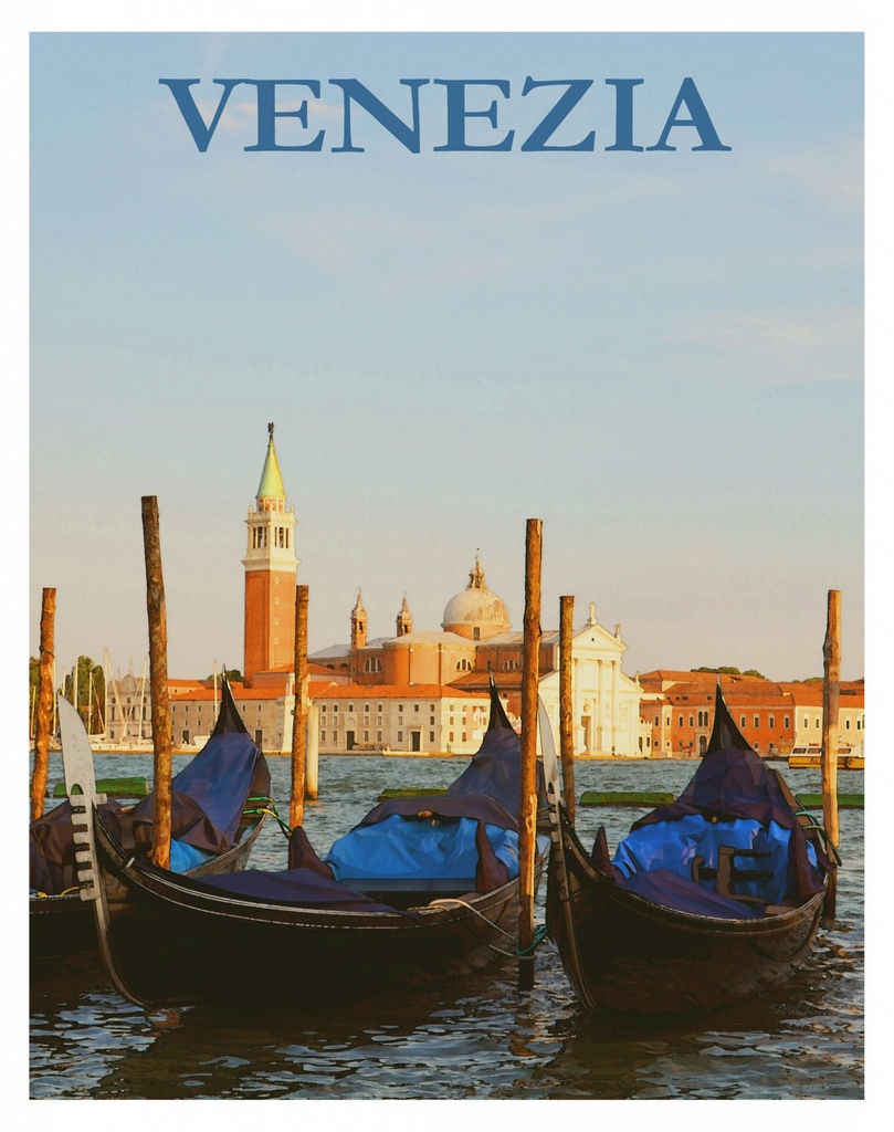 Venice-Italy-Travel-Poster - Poster