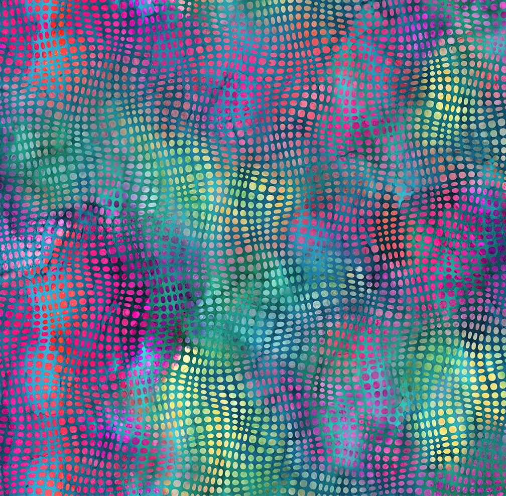 In The Beginning Fabrics - Impressions - Dots Teal 11JYS-7 | On The Bias Designs