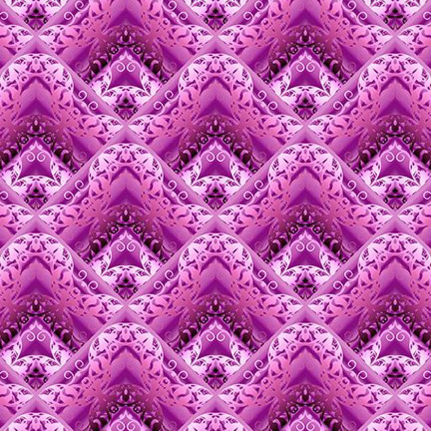 Unicorns - Magenta Lace by Jason Yenter | OntheBiasDesigns