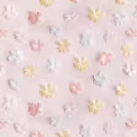 Studio E - Another Dimension - Sweet Paper Flowers Champagne 8683S-12 | On The Bias Designs