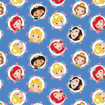 Blue Disney Cute Princess Frames Kawaii | OntheBiasDesigns