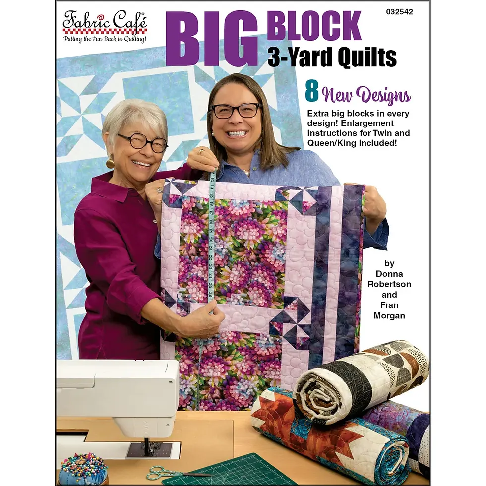 Fabric Cafe (front) - Big Block 3-Yard Quilts