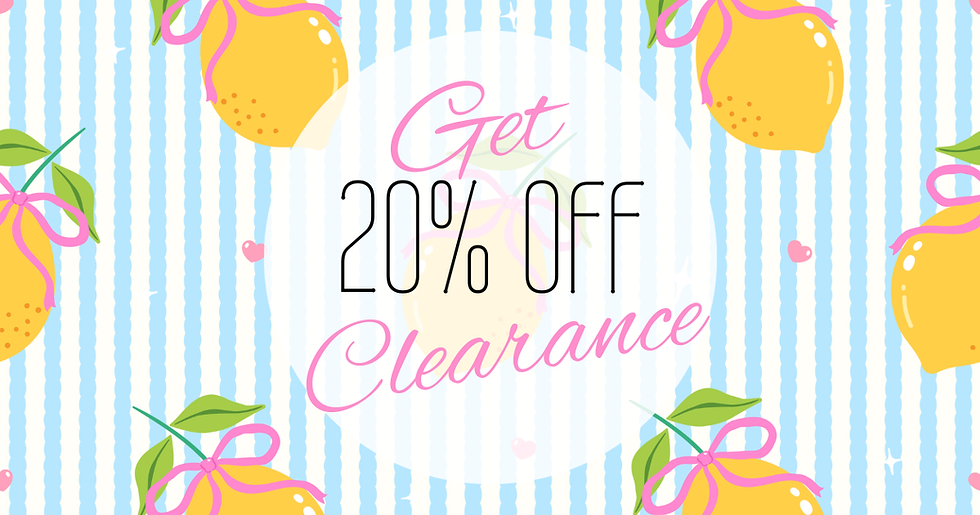 Clearance Sale