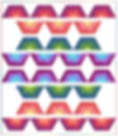 Needle in a Hayes Stack - Arcs of Ombre Quilt Pattern | On The Bias Designs
