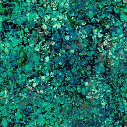 Dragon Fyre - Dragon Scale Green |  On The Bias Designs