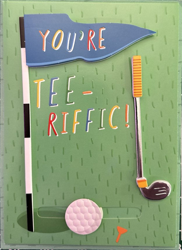 Greeting Cards - You're Tee-riffic! | On The Bias Designs