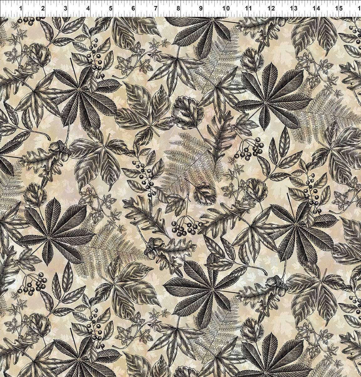 In The Beginning - Autumn Elegance - Toile Cream 9AE1 | On The Bias Designs