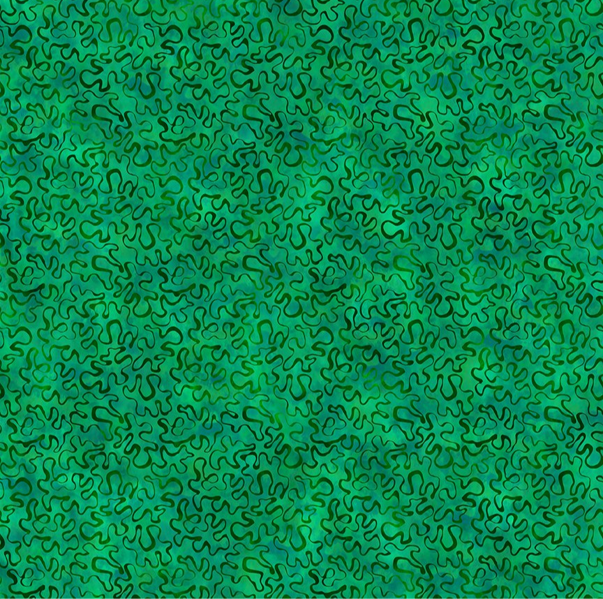 In The Beginning Fabrics - Sunshine - Ribbon - Emerald 11SS-1 | On The Bias Designs