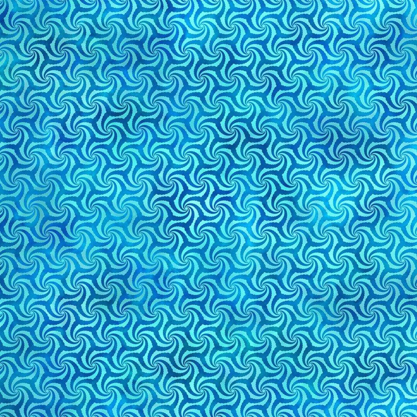 Elysian - Twist - Turquoise by Jason Yenter | OntheBiasDesigns