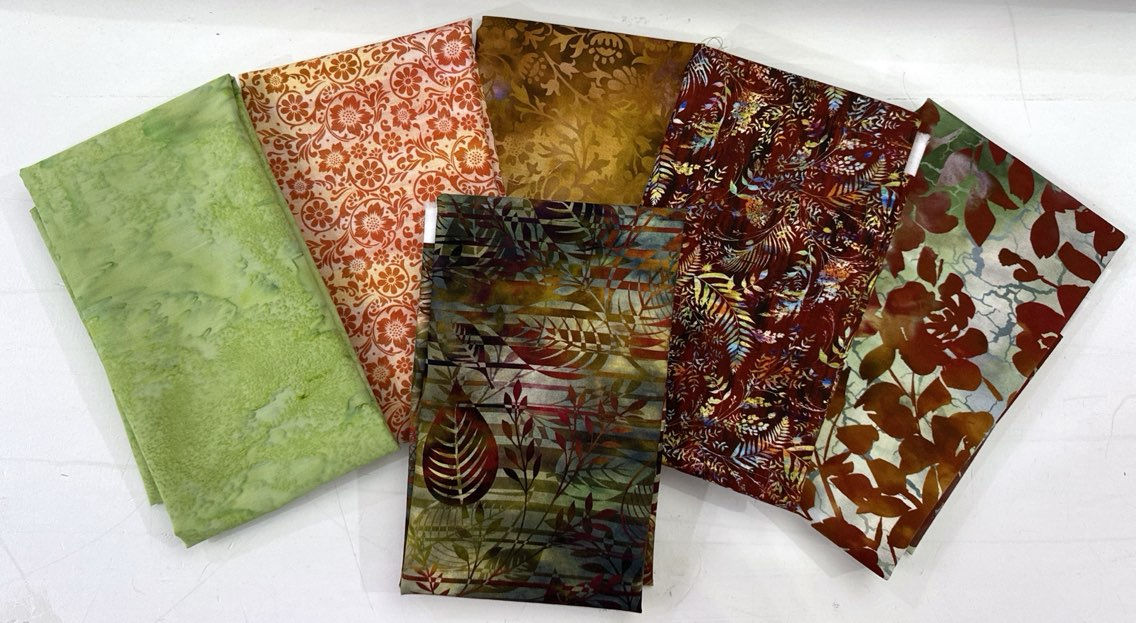 OTBD Edits - Curated Pre-cuts - Six -- 1/3 Yard Cuts