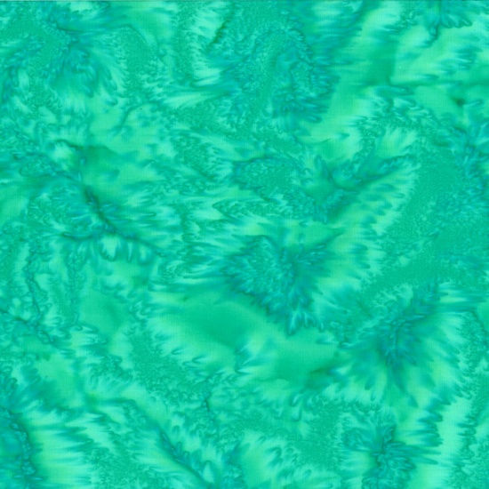 Jade - Hoffman 1895 Watercolor Batik | OntheBiasDesigns
