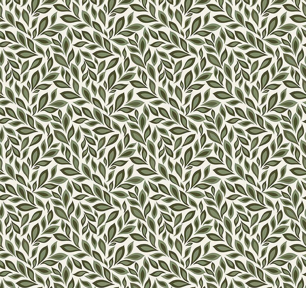 Riley Blake Designs - Juju's Petals - Leaves Cream C16612-CREAM | On The Bias Designs