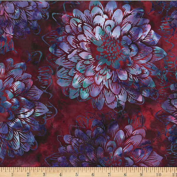 Hoffman Fabrics - Bali Batiks - Crown Jewels - W2576-143-Ruby | On The Bias Designs