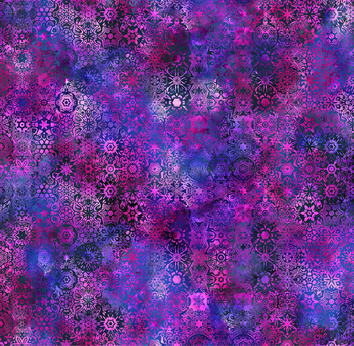 In The Beginning Fabrics - Impressions - Small Mosaic Magenta 5JYS-3 | On The Bias Designs