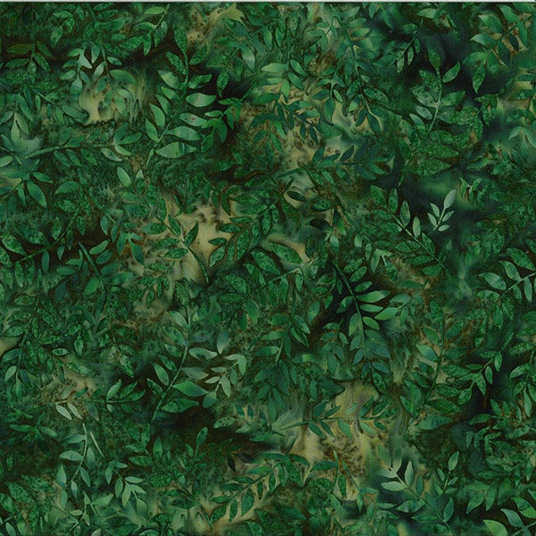 Hoffman Bali Batik - Autumn Trail - Spinach | On The Bias Designs