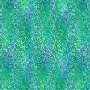 Groovy Garden Texture Teal by Jason Yenter | OntheBiasDesigns