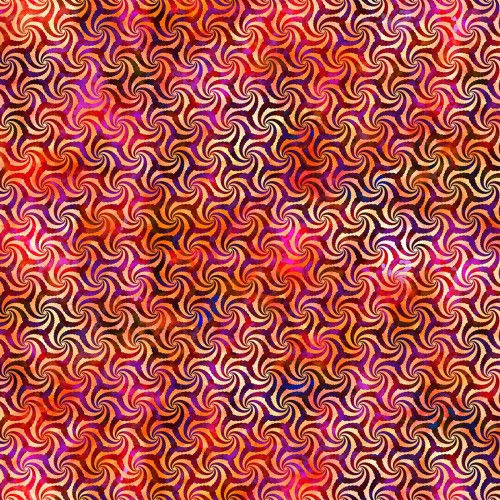 Elysian - Twist - Orange/Red by Jason Yenter | OntheBiasDesigns