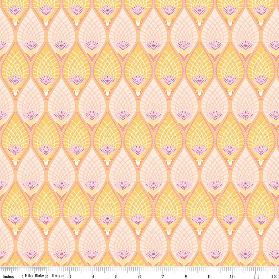 Riley Blake Designs - Flourish - Pineapple Lemon C17454-LEMON | On The Bias Designs