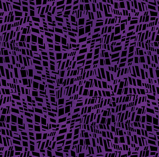 Benartex - Go With The Flow - Mosaic Shards Dark Purple | On The Bias Designs